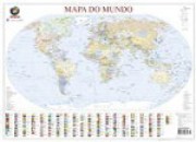 Mapa do Mundo plastificado 80x111 cm (32171)